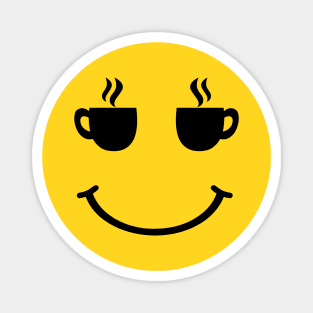 Coffee Cup Smile Magnet